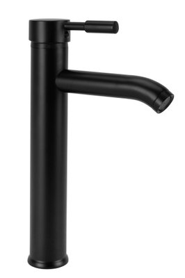 Смеситель для раковины (умывальника) REA GRAFF BLACK черный высокий REA-B8665 фото