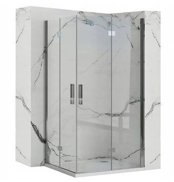 Душевая кабина REA MOLIER 2 CHROME 90x100 REA-K8539 + REA-K6371 фото
