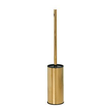 Ёршик для унитаза напольный VBI ROUND GOLD VBI-040020GL фото