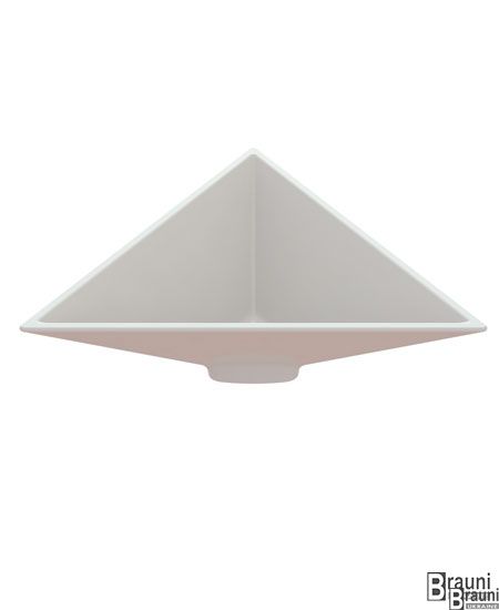 Умывальник треугольный S0053 Пегас 43*50 см, белый 3820 фото