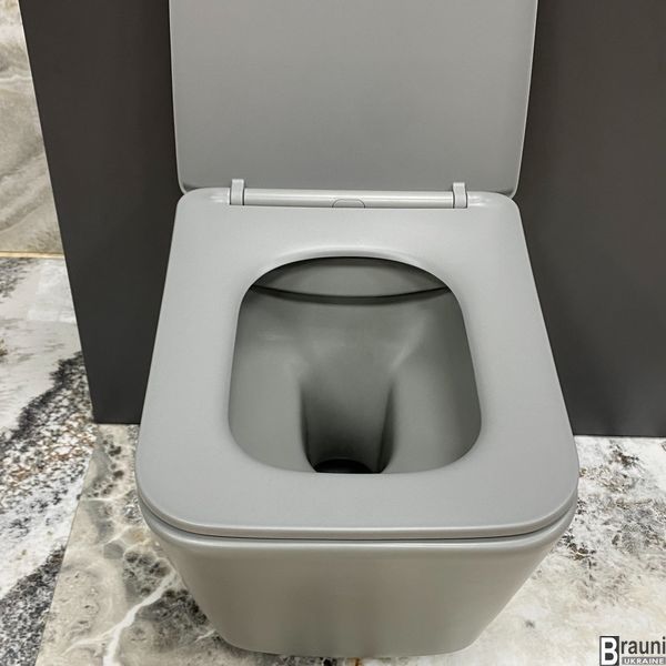 Подвесной унитаз VBI CAPRERA GREY MATT VBI-020303 фото