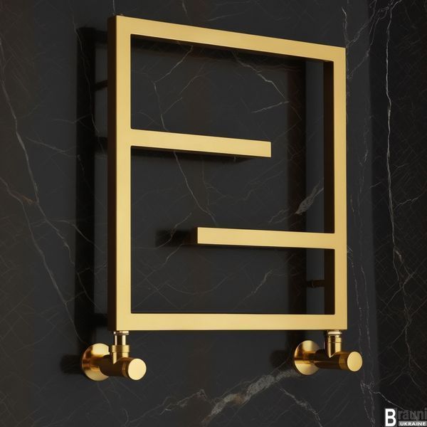 Полотенцесушитель водяной Zorya DRY 53х53 золото 95001 gold фото