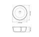 Умывальник (раковина) VBI LARINO WHITE накладной VBI-012621 фото 2