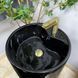 Умивальник (раковина) VBI AGRIENTO BLACK GLOSSY підлоговий VBI-019005 фото 3