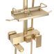 Душевая колона REA JACK BRUSHED GOLD матовое золото с изливом REA-P7050 фото 5