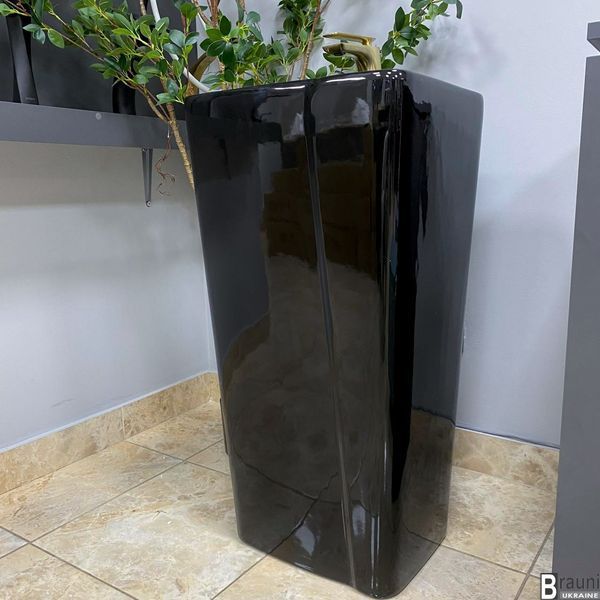 Умивальник (раковина) VBI VERESE BLACK GLOSSY підлоговий VBI-019006 фото