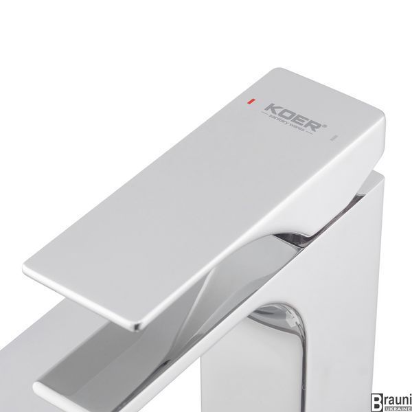 Смеситель для умывальника раковины высокий KB-11010-01, хром KR3482 фото