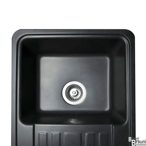 Кухонна мийка Versal KM913009 чорна, 77*46 см 0000058 фото