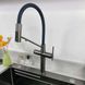 Смеситель для кухни с подключением к питьевой воде Tiko графит 9385 фото 5
