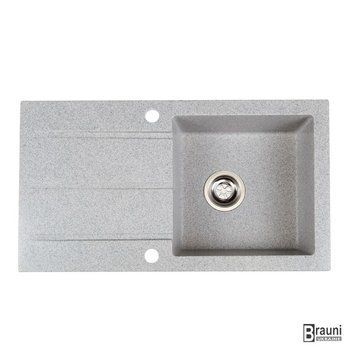 Мийка на кухню гранітна Quadro Seda (8682) RO48682 фото