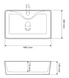 Умивальник (раковина) VBI FORLI BLACK GLOSSY накладний VBI-011106 фото 2
