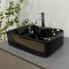 Умивальник (раковина) VBI FORLI BLACK GLOSSY накладний VBI-011106 фото 4