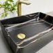 Умывальник (раковина) VBI VELLETRI BLACK STONE MATT накладной VBI-015902 фото 4