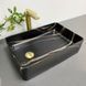 Умывальник (раковина) VBI VELLETRI BLACK STONE MATT накладной VBI-015902 фото 5