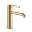 Змішувач для умивальника раковини Zerix Rex-001-B Brushed Gold, матове золото
