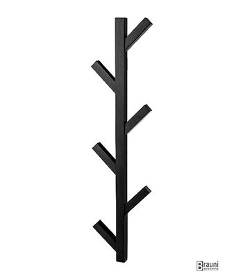 Рушникосушка Genesis-Aqua Albero 20х100 см, чорна 4848 фото