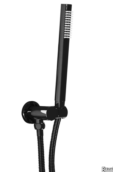 Душова система REA LUNGO BLACK GLOSSY + BOX прихованого монтажу * REA-P4420 фото