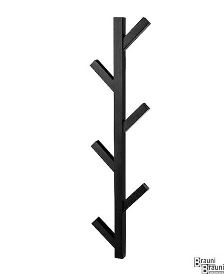 Рушникосушка Genesis-Aqua Albero 20х100 см, чорна 4848 фото