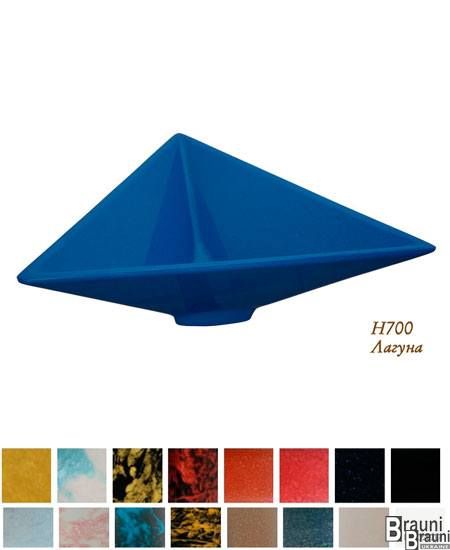Умывальник треугольный S0053 Пегас 43*50 см, цветной 3822 фото