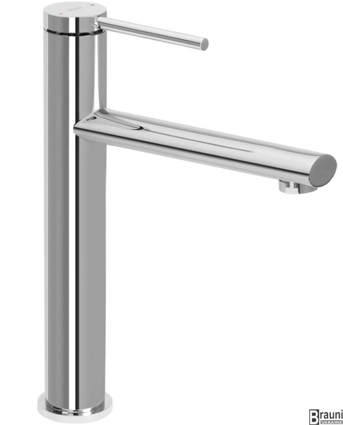 Змішувач для раковини (умивальника) REA OVAL CHROME хром високий * REA-B6510 фото