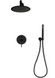 Душова система REA LUNGO BLACK GLOSSY + BOX прихованого монтажу * REA-P4420 фото 7