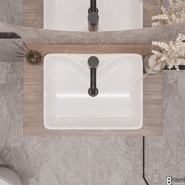 Умивальник (раковина) VBI FORLI WHITE накладний VBI-011100 фото