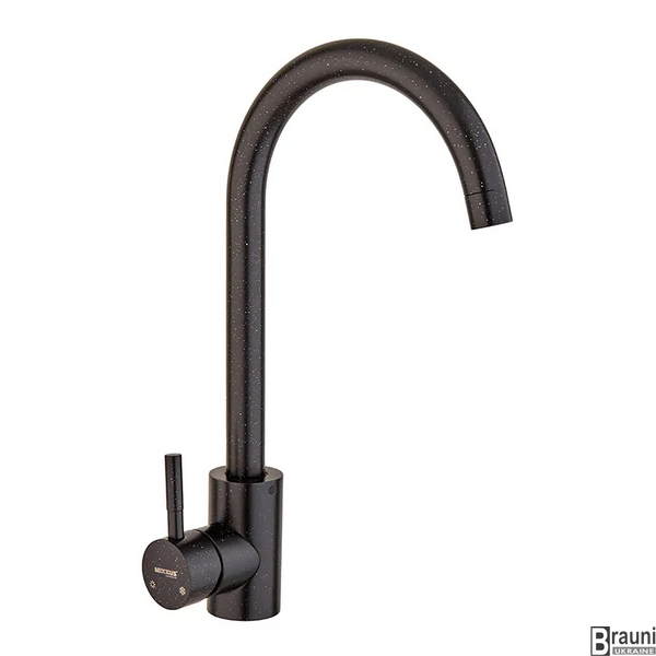 Смеситель для кухни Mixxus SUS-011 STONE Black черный гранит MI6209 фото