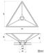Умывальник треугольный S0053 Пегас 43*50 см, цветной 3822 фото 7
