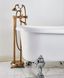 Змішувач для ванни з душем підлоговий Y03 Deco бронза 1644 фото 3