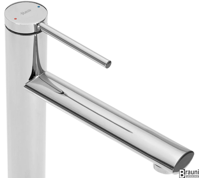 Змішувач для раковини (умивальника) REA OVAL CHROME хром високий * REA-B6510 фото