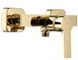 Смеситель для ванны и душа REA ARGUS GOLD настенный без излива REA-B6408 фото 4