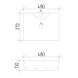 Умивальник (раковина) VBI FORLI WHITE накладний VBI-011100 фото 7