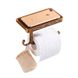 Держатель туалетной бумаги / полотенец с полочкой R155 бронза 2029 фото 1