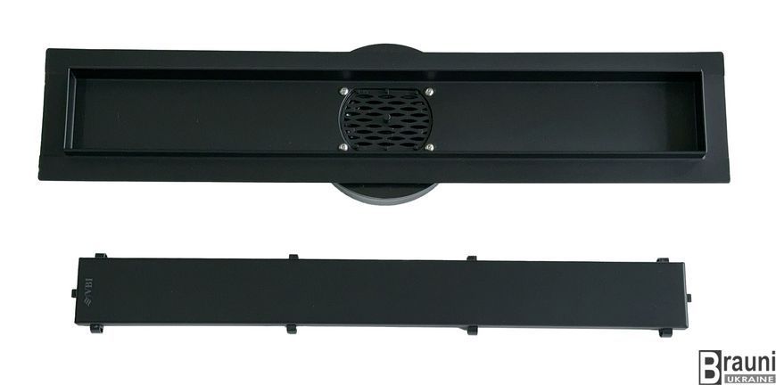 Трап для душу VBI FORT 2в1 90 BLACK VBI-060109BL фото