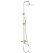Душова колона зі змішувачем для ванни Zerix Rex-009-J Brushed Gold матове золото