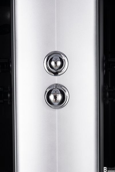 Бокс душовий без гідромасажу Mixxus STRONG SB01-90x90x215-FB SATIN з високим піддоном (MI6884) MI6884 фото