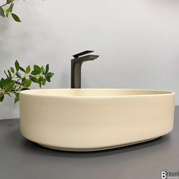 Умивальник (раковина) VBI VERONA 50 BEIGE MATT накладний VBI-011305 фото