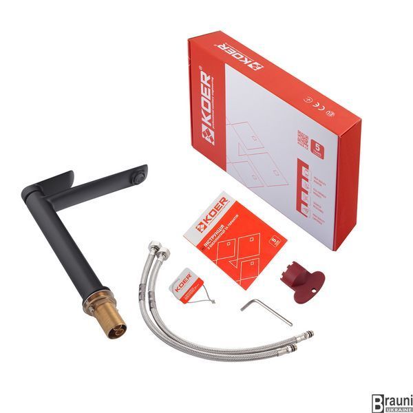 Змішувач для умивальника Koer KB-11028-05 високий (KR5294) KR5294 фото