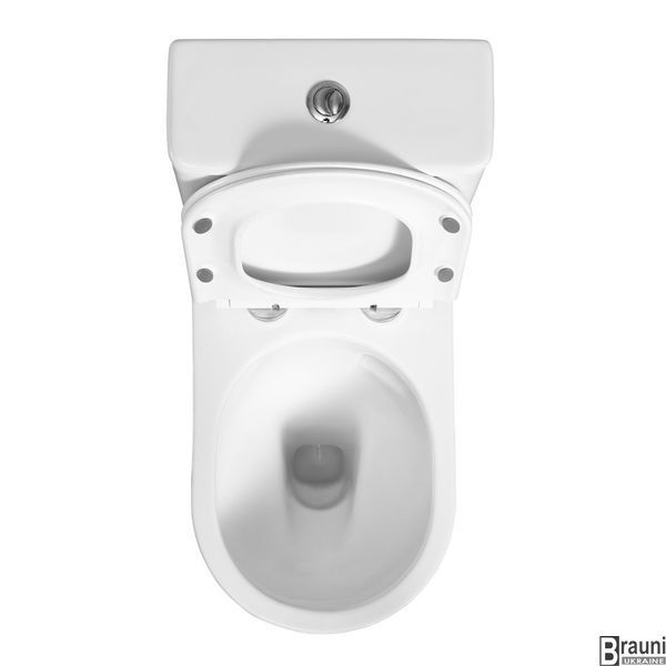 Унітаз-компакт Mixxus BEVEL-0407-T1 630х350х795mm, система змиву TORNADO 1.0 (MI6690) MI6690 фото