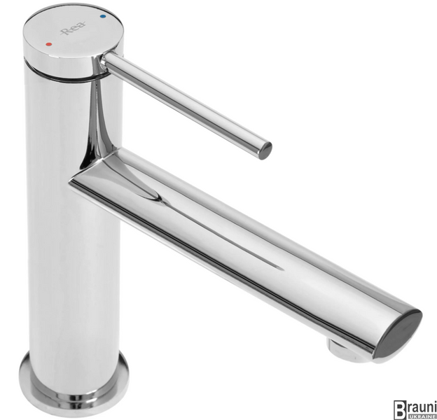 Смеситель для раковины (умывальника) REA OVAL CHROME хром низкий REA-B6514 фото