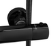 Душевая колона REA LUNGO BLACK GLOSSY с термостатом и изливом REA-P8763 фото 3
