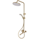 Душевая колонна со смесителем  для ванны Zerix Rex-009-J Brushed Gold матове золото ZX6125 фото 2