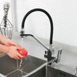 Смеситель для кухни KB-72009-01 с подключением фильтрованной питьевой воды 2 в 1, хром