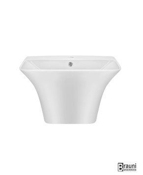 Раковина підвісна моноблок Crow 60х43 cm White 5765 фото