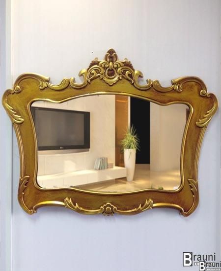 Дзеркало для ванної Rex 2010 античне золото / бронза 2098 фото