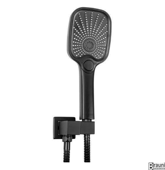 Душова система REA MOBY BLACK + BOX прихованого монтажу REA-P2402 фото