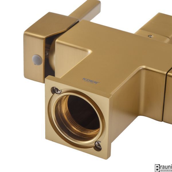 Смеситель для кухни KB-72036-12 с подключением к питьевой воде, матовое золото KR5814 фото