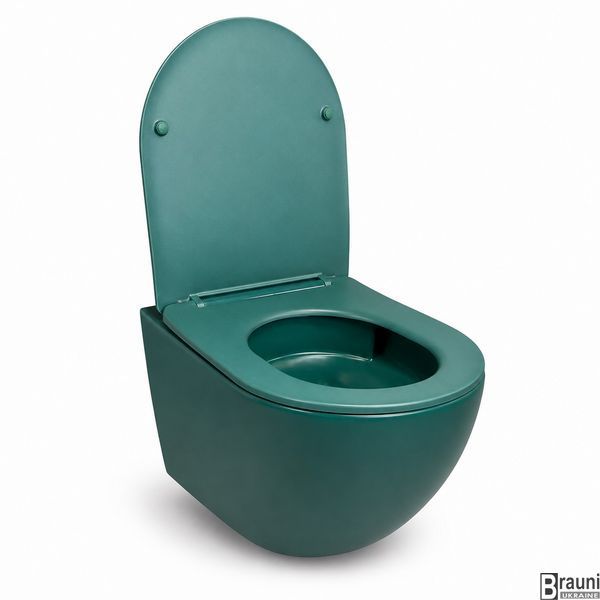 Подвесной унитаз VBI VULCANO EMERALD MATT VBI-020425 фото