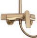 Душевая колона REA REBEL BRUSHED GOLD матовое золото с изливом REA-P2414 фото 4