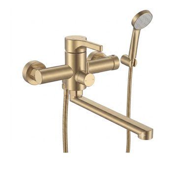 Змішувач для ванни Zerix Rex-006  Brushed Gold матове золото ZX6119 фото
